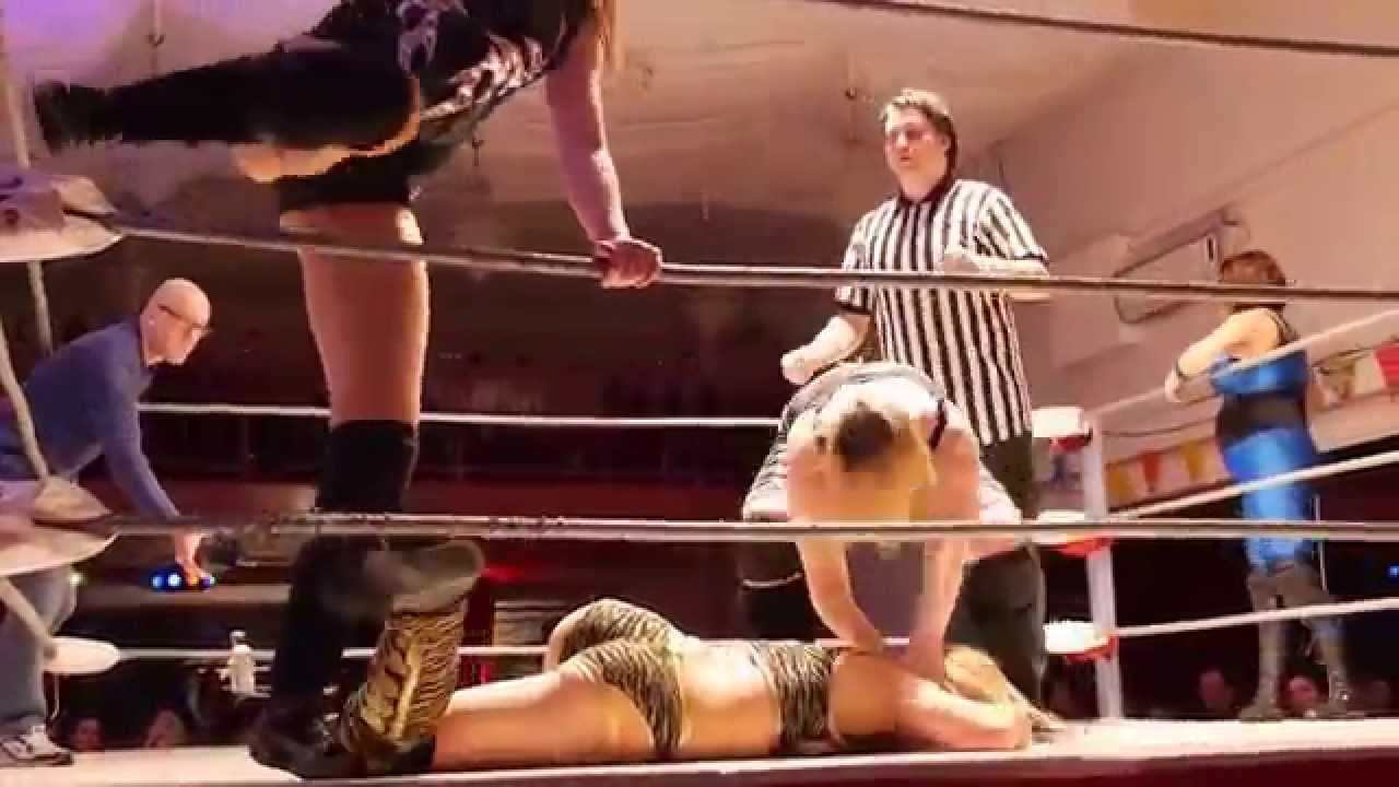 MORGANE LEI & SHAYLA SKYE vs PAULINE WRESTLER & ELOANNE VOLLERE