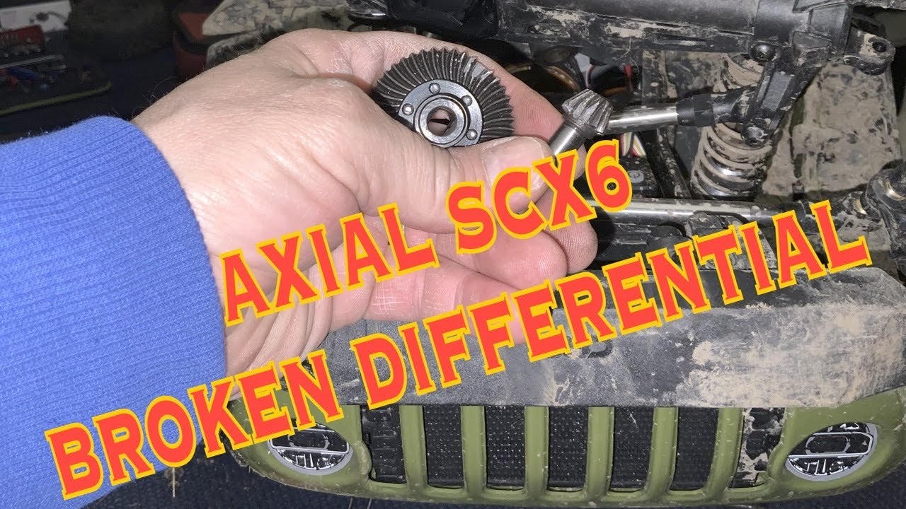 Axial SCX6 Clicking Diff Issue Investigated, Broken Differential gears