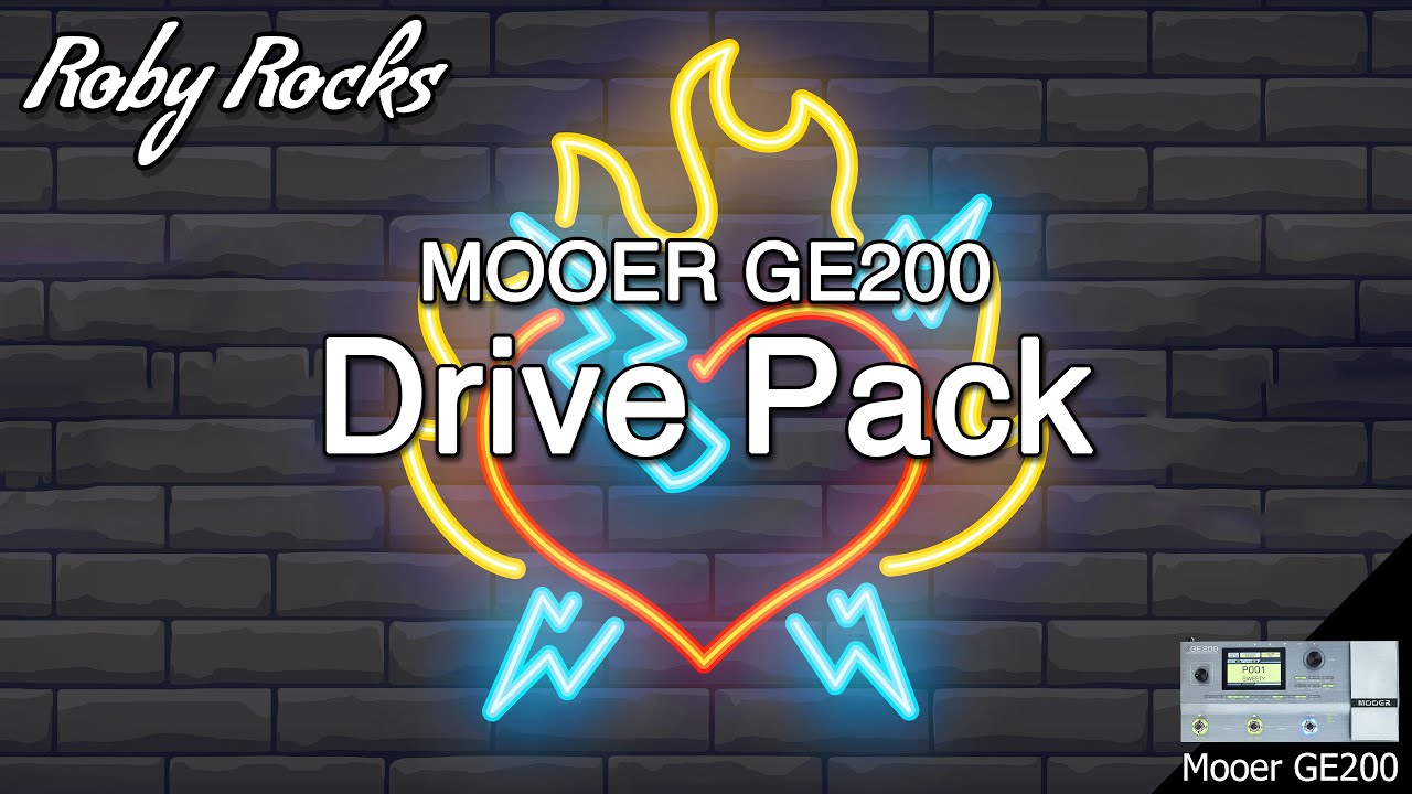 Mooer GE200 | DRIVE PACK | Presets Pack