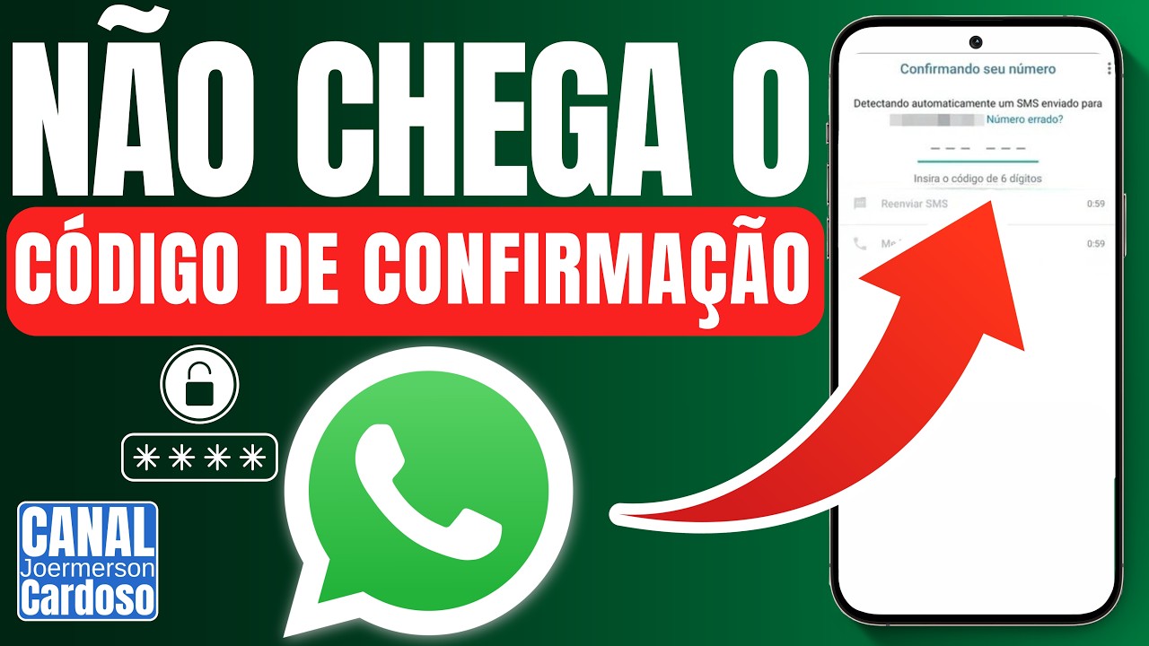 WhatsApp Não Chega CÓDIGO de CONFIRMAÇÃO? RESOLVA AGORA!