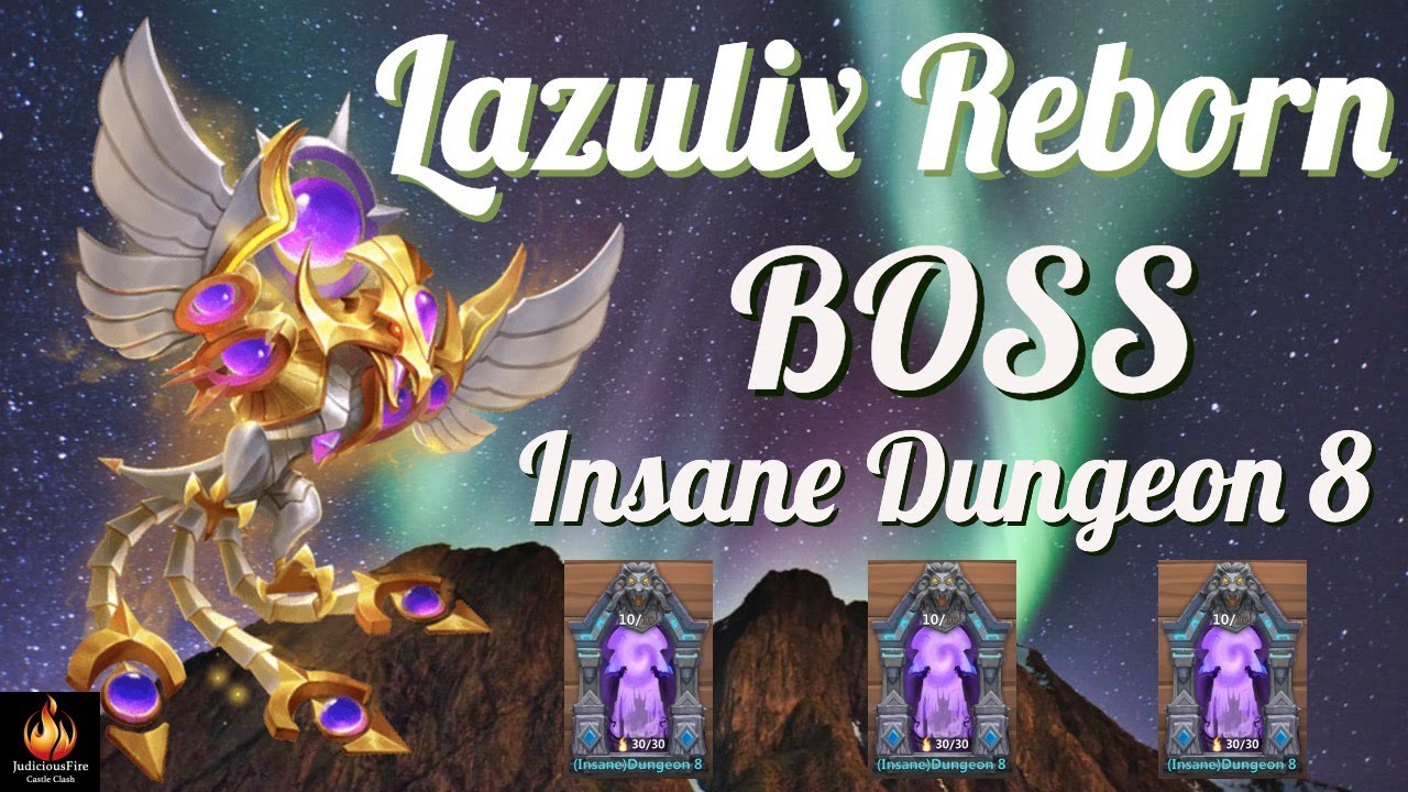 Lazulix DESTROYS Insane Dungeon 8-1 to 8-10