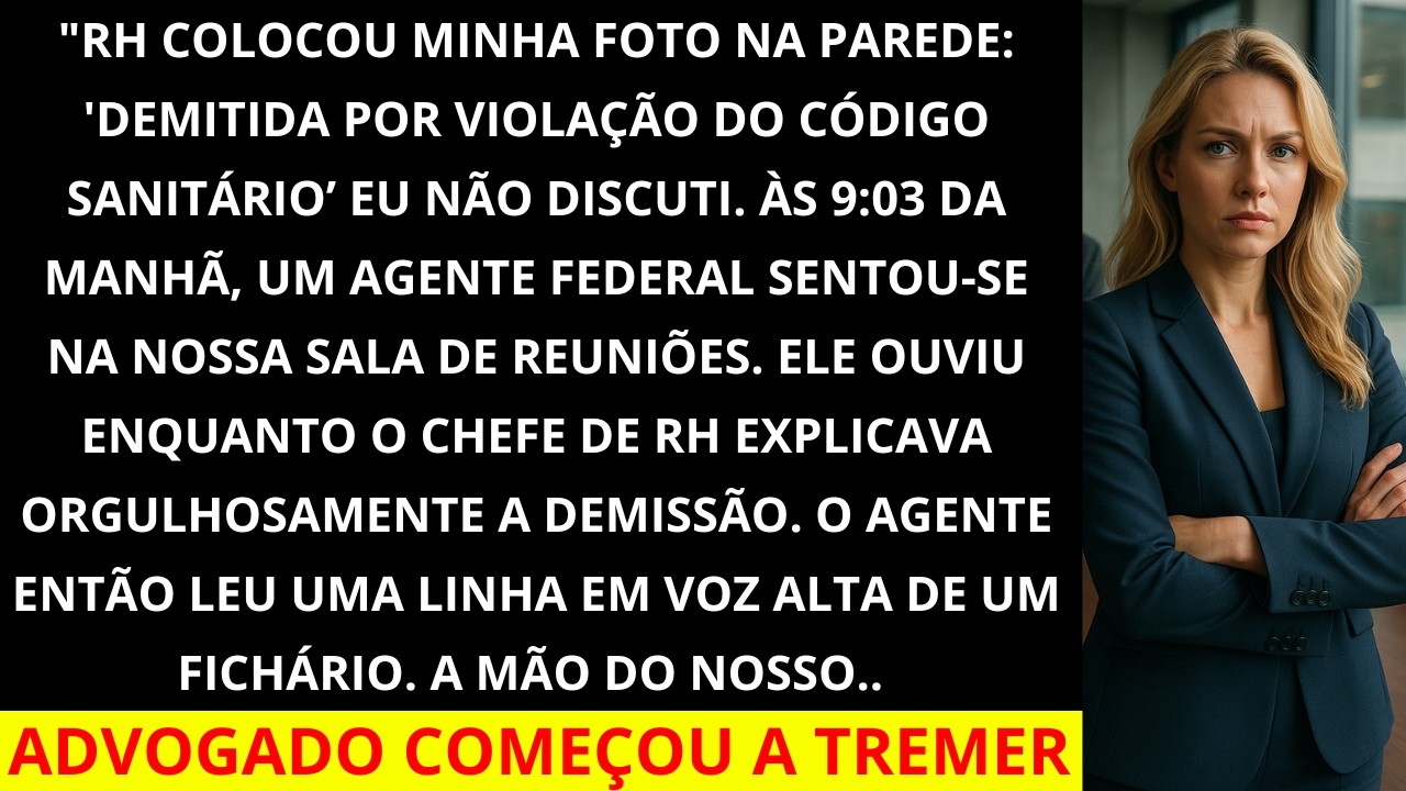 O RH me Demitiu por Comer na Minha Mesa de Trabalho e Isso Desencadeou Uma Auditoria Federal