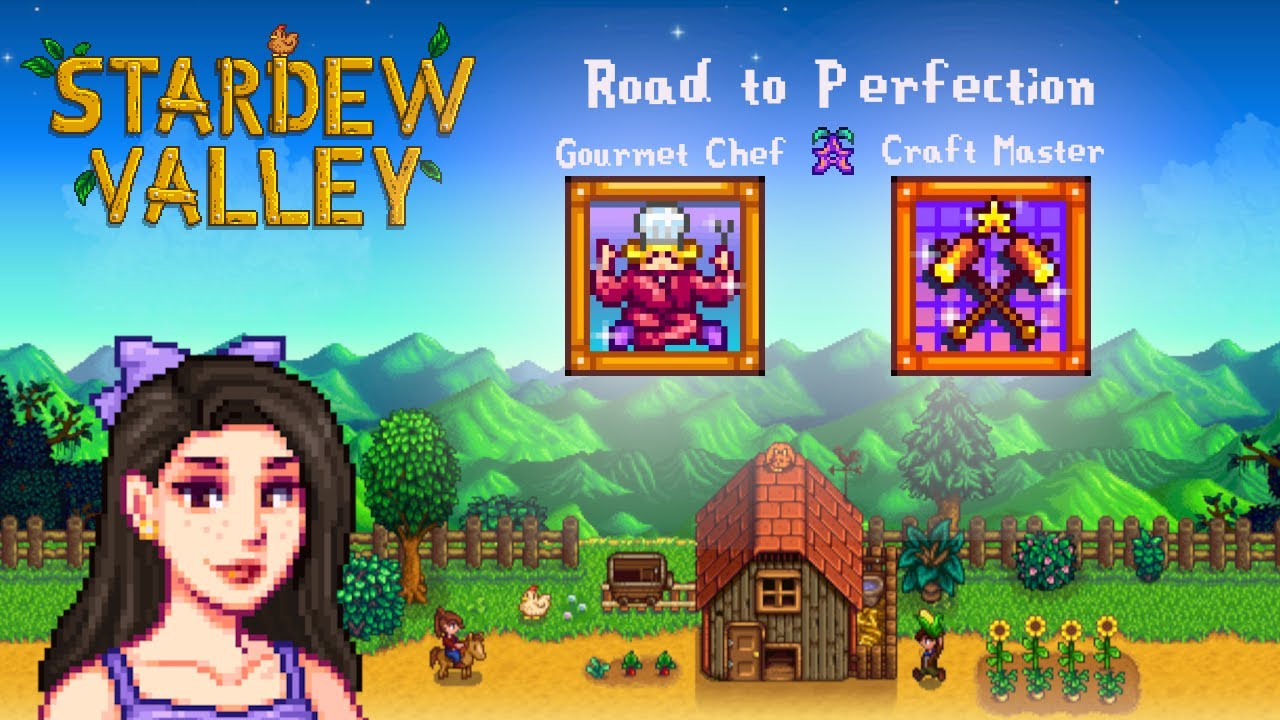 I Finished Cooking and Crafting Every Recipe in Stardew Valley (No Commentary) Relaxing Gameplay