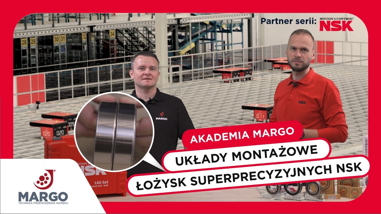 Układy montażowe łożysk superprecyzyjnych NSK