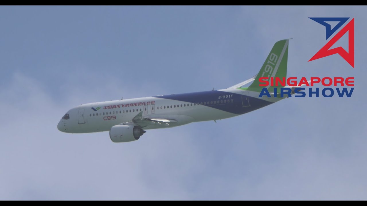 Singapore Airshow 2026 - COMAC C919 Practice, 30 Jan 2026