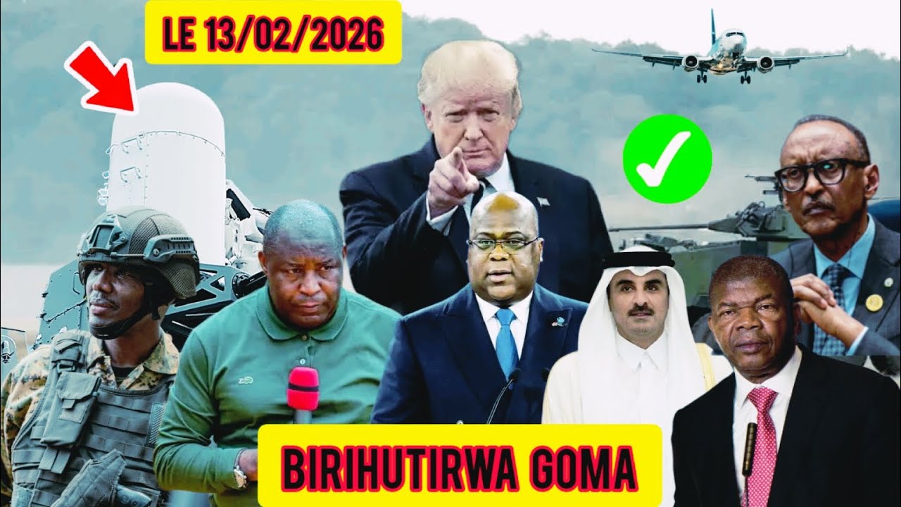 IBISASU BIKOZE AMAHANO 🚨 LE 13/02 MINEMBWE MUMARIRA GOMA AIRPORT GUFUNGURWA TSHISEKEDI MUMAYERI
