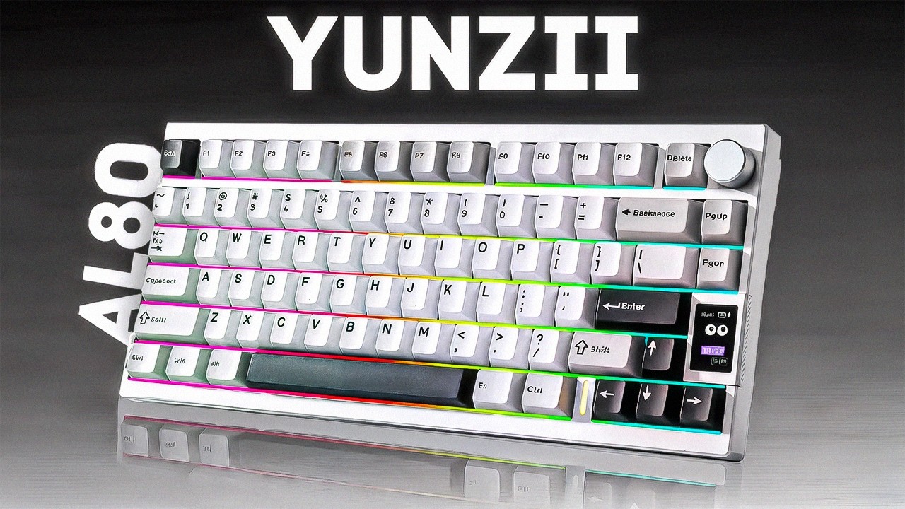 ОБЗОР НА КЛАВИАТУРУ YUNZII AL80
