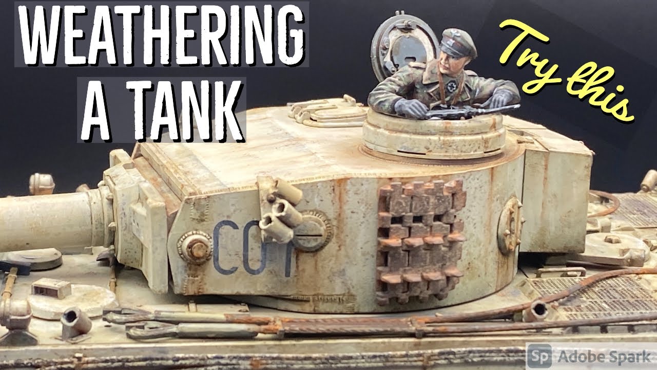 Airfix Tiger Weathering tutorial (easy to learn) #135scale