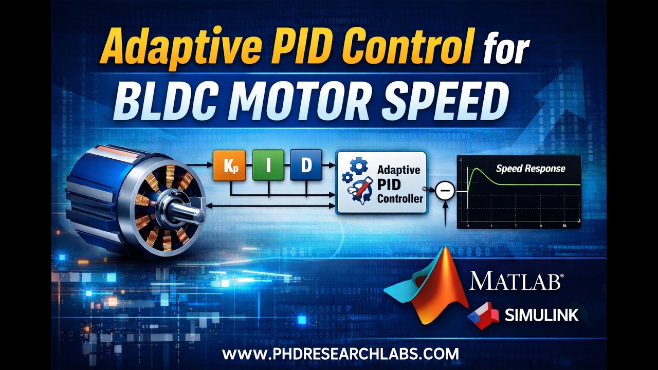 Adaptive PID Control for BLDC Motor Speed Control Using MATLAB Simulink