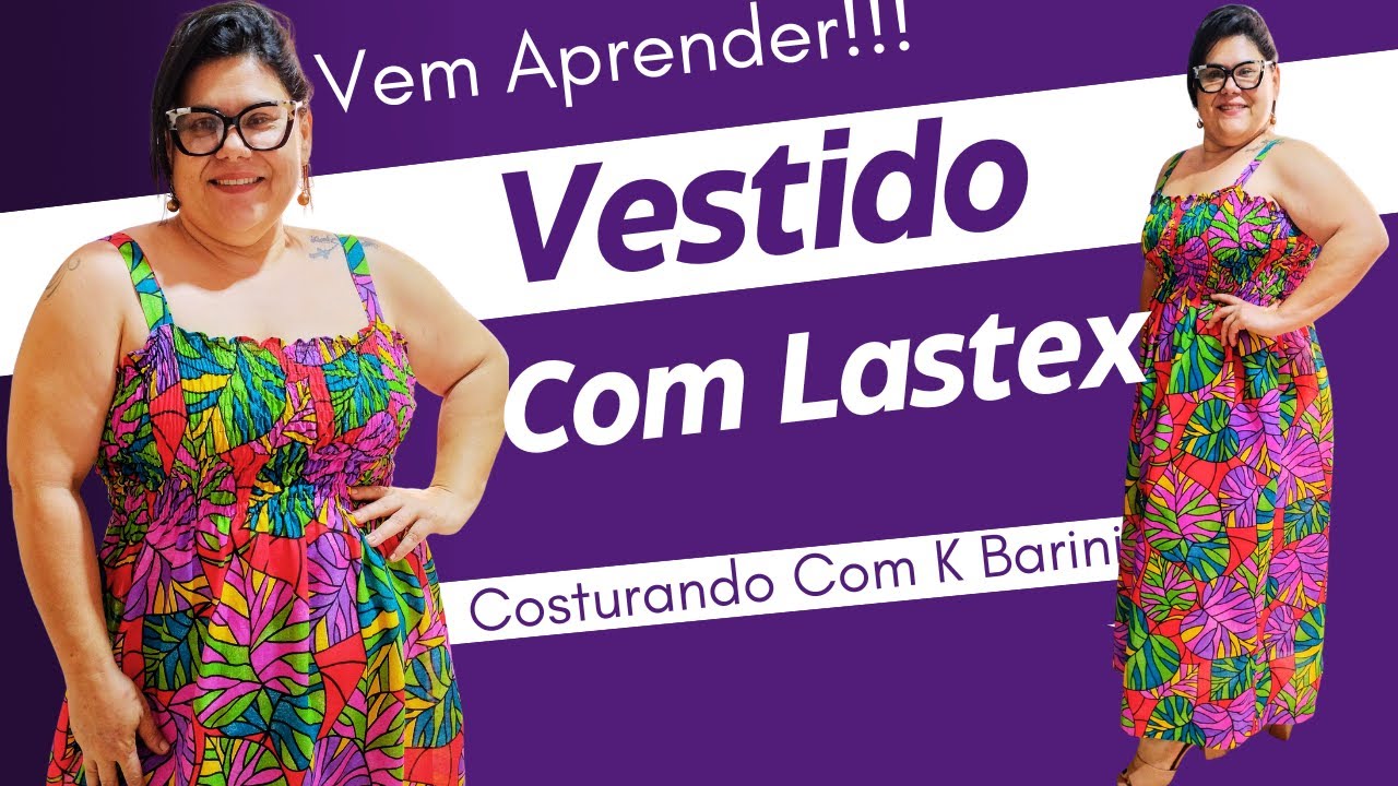 Como Fazer Vestido Com Lastex SEM MOLDE - COSTURA PARA INICIANTES - ENSINANDO UMA PROFISSÃO