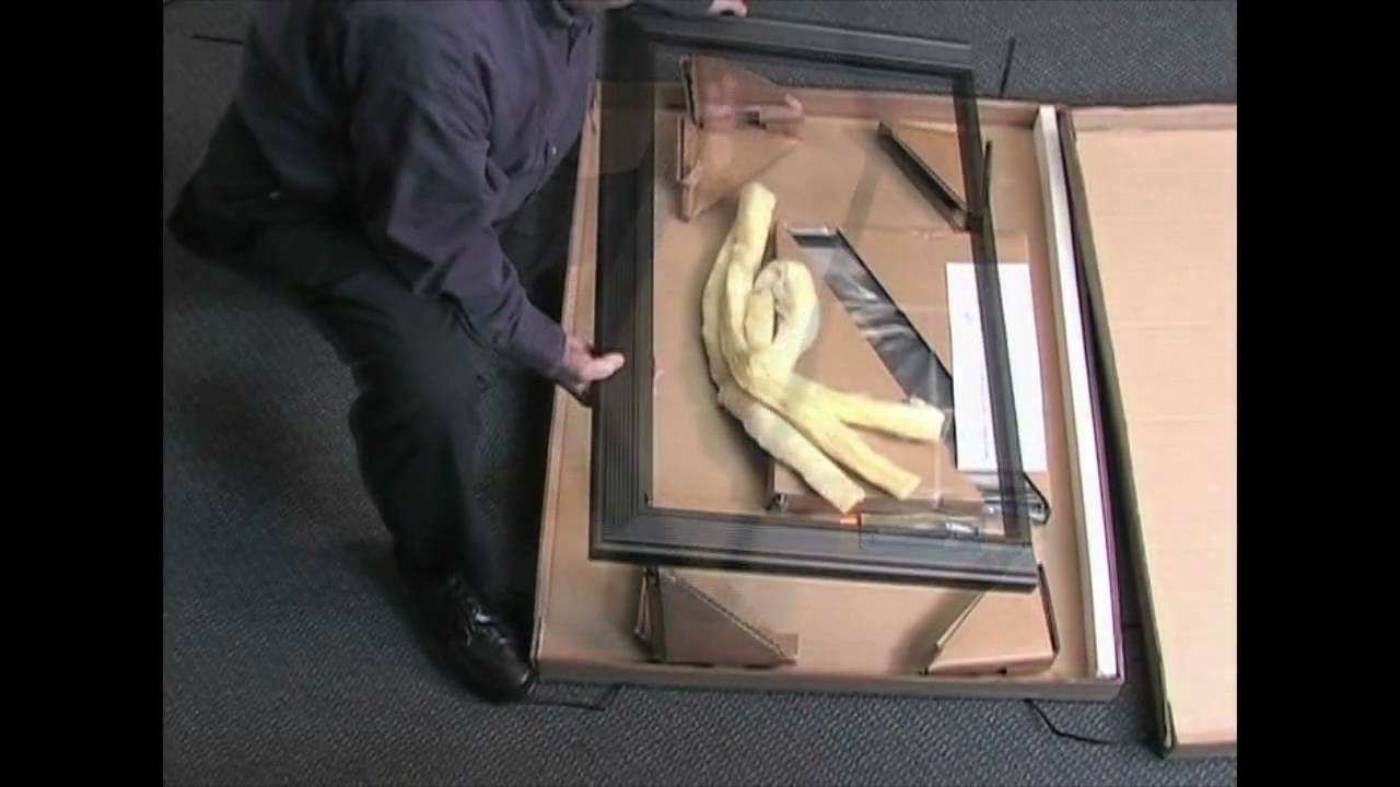 Fireplace Glass Doors[Unboxing brick anew fireplace door]