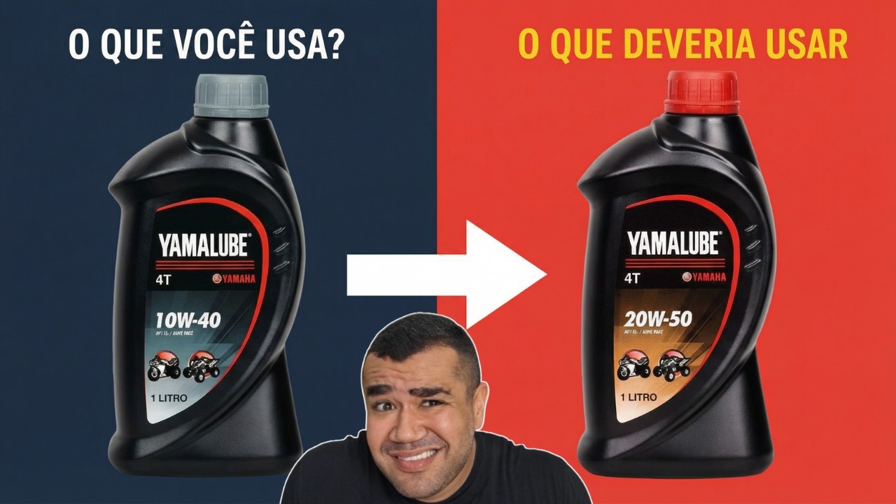 MOTO COM OLEO YAMALUBE10W40 OU 20W50? RESPOSTA FINAL?