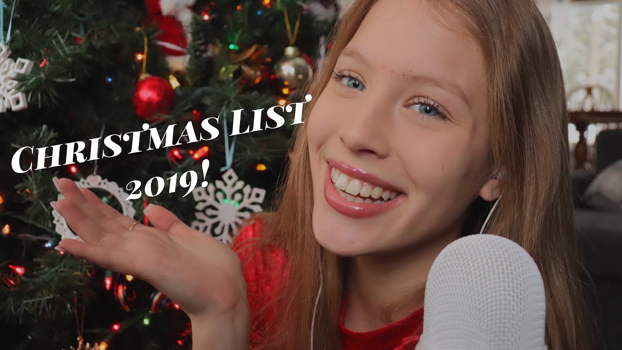 ASMR Christmas List 2019!