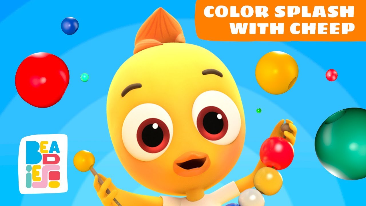 Color splash with Cheep — mix, match & learn! | Beadies kids cartoons
