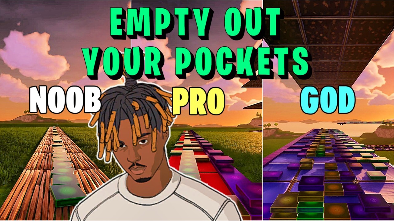 Juice WRLD - Empty Out Your Pockets - Noob vs Pro vs God (Fortnite Music Blocks) ft. @Beau