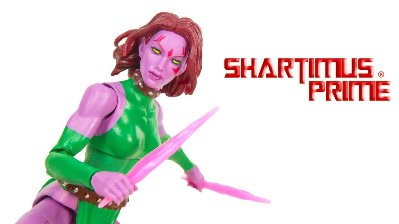 Marvel Legends Blink 2019 X-Men Caliban BAF Wave Hasbro Comic Action Figure Review