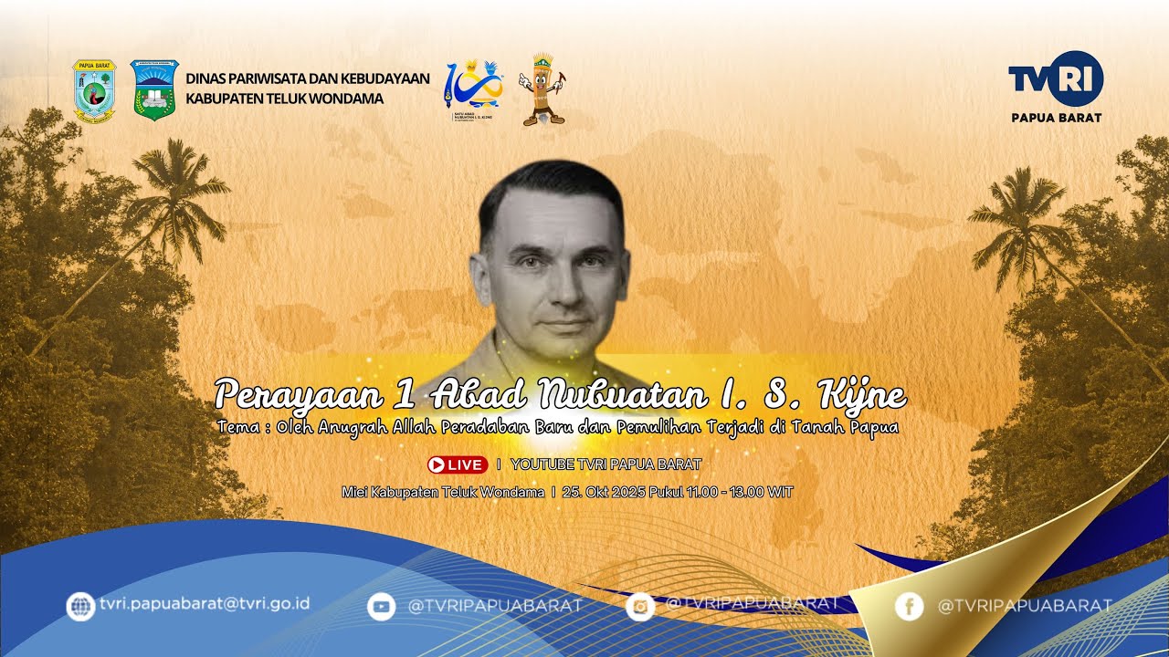 🔴LIVE STREAM || PERAYAAN 1 ABAD NUBUATAN I.S KIJNE DI TANAH PAPUA || TAHUN 2025