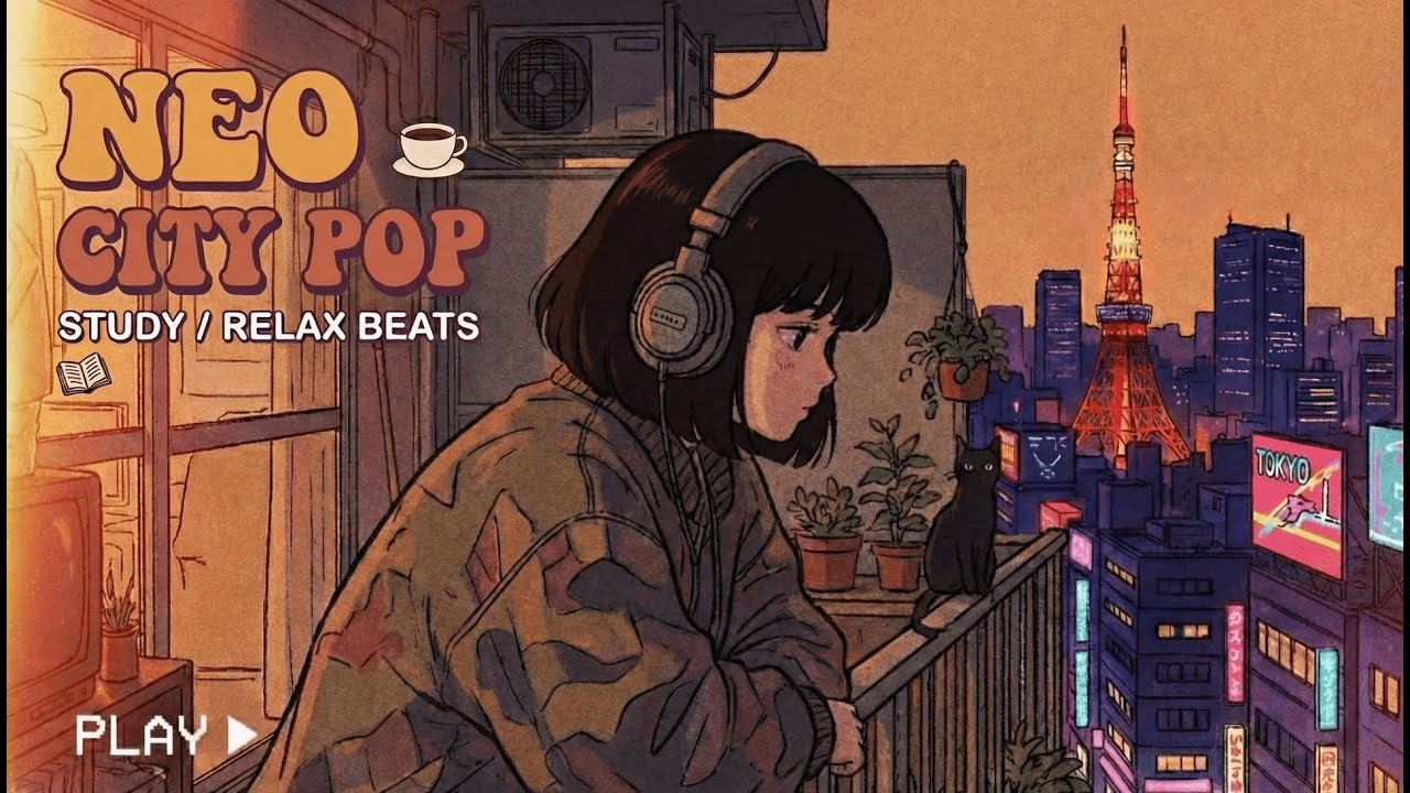 【Neo City Pop】東京タワーと君の横顔 / Tokyo Tower and Your Silhouette - Chill & Mellow Mix