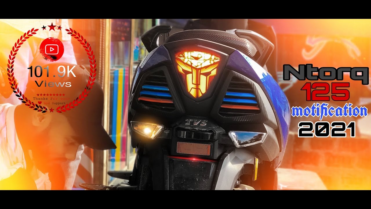 TvS Ntorq Modified. 2021 Style || Tvs Ntorq Modification ||TVs Ntorq Stickering || @graphicmods8677