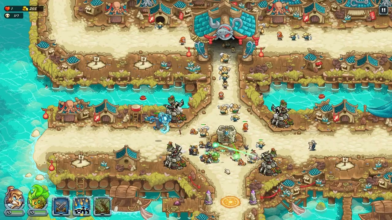 Kingdom Rush Alliance TEMPEST ISLAND [impossible] [iron]