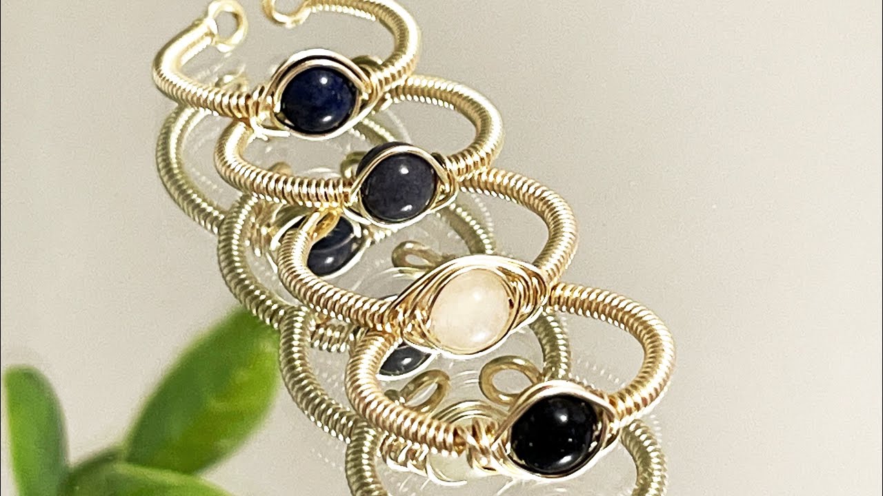 Como hacer anillos de alambre ajustables y hermosos