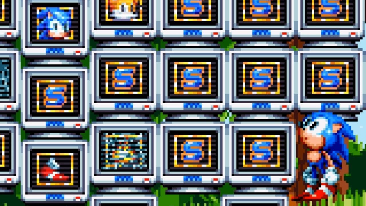 All monitors in Sonic Mania Plus