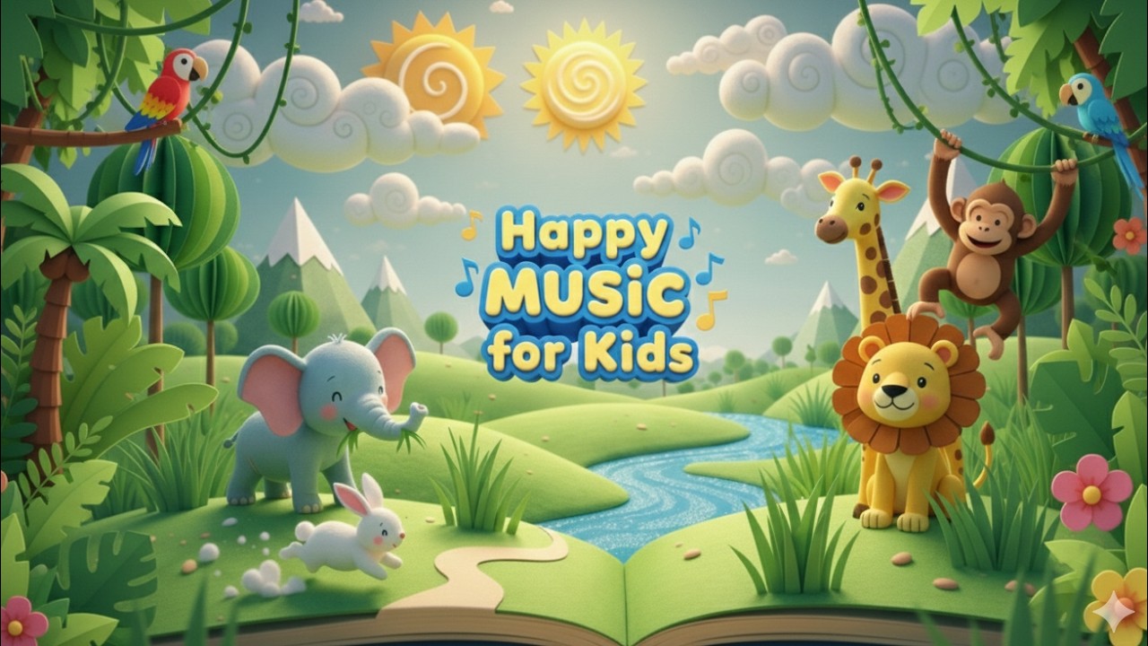 Happy Music for Playtime, Great for Babies & Toddlers | Rhyme and Learn
