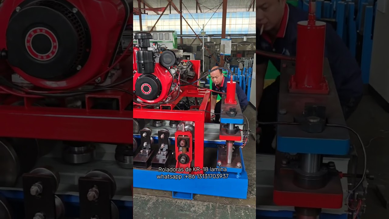 Roladora Port&aacute;til Para Lamina kr18 | standing seam roof panel machine | self lock roof sheet machine