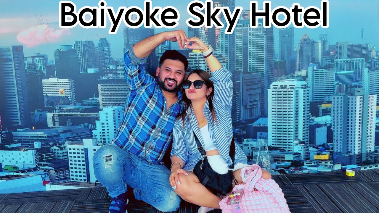 Buffet at 82nd Floor😱| Bangkok’s Highest Revolving Restaurant Experience #baiyokeskyhotel 