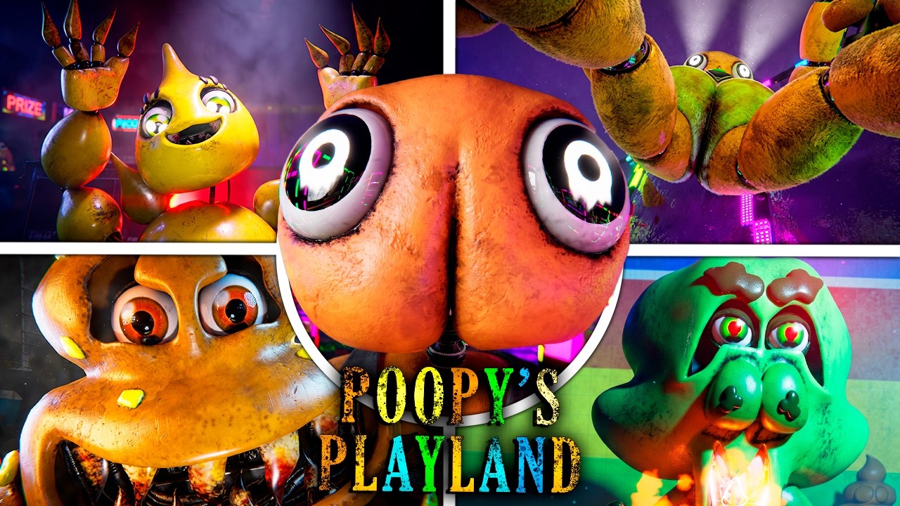 Poopy's Playland &mdash; Все скримеры + Все боссы