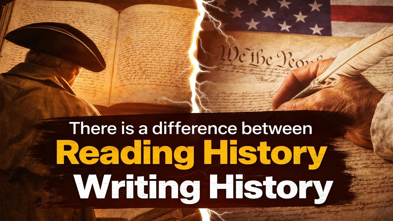 There is a difference between reading history and writing history