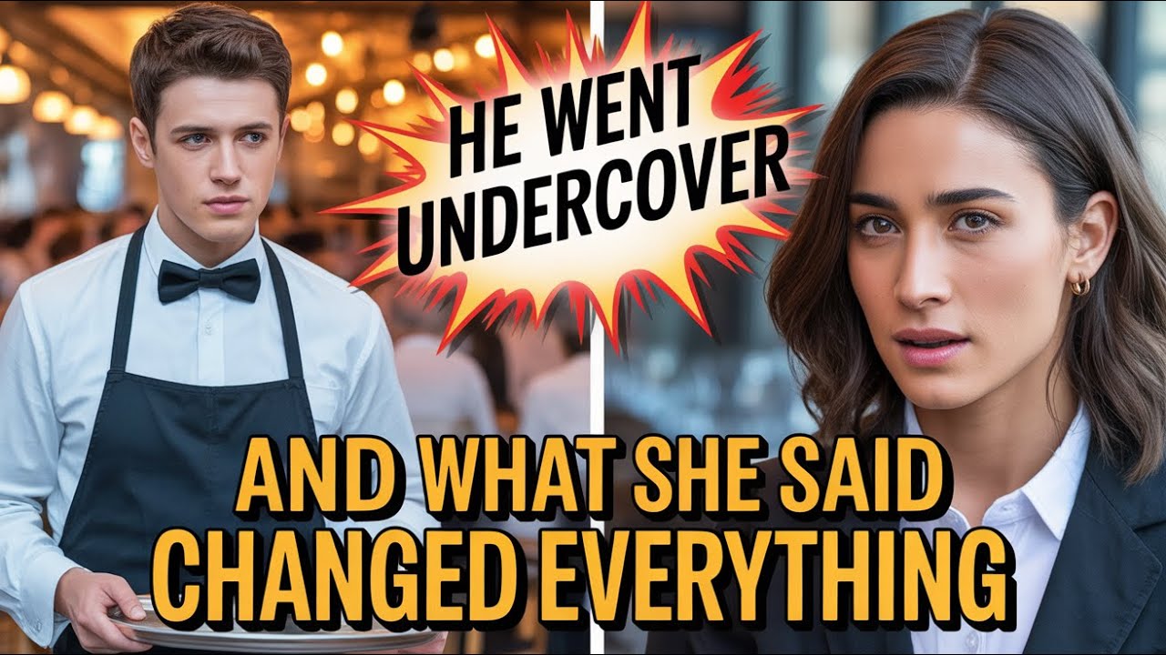 WHEN A MILLIONAIRE DISGUISED HIMSELF IN HIS RESTAURANT, HE DISCOVERED THREE LIFE-CHANGING WORDS!