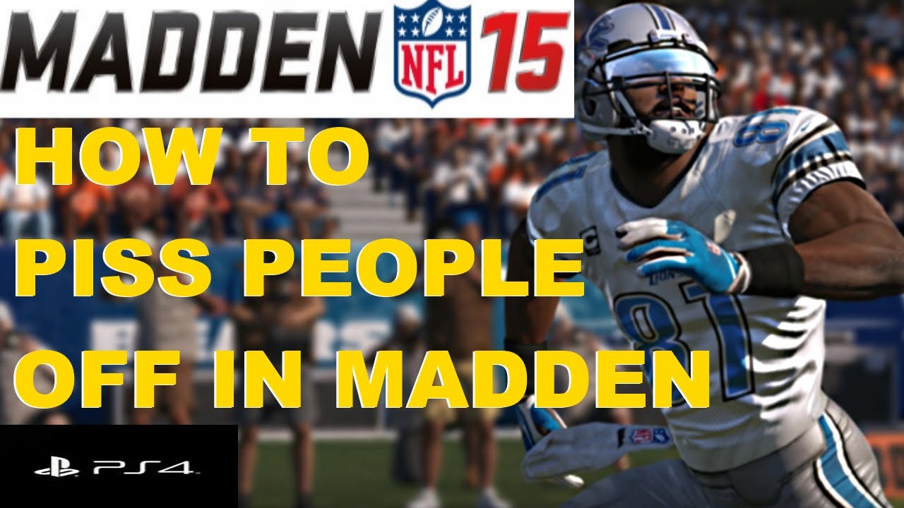 Madden 15 PS4 Online Video Game Trolling Reactions - How To Piss People Off In Madden 15
