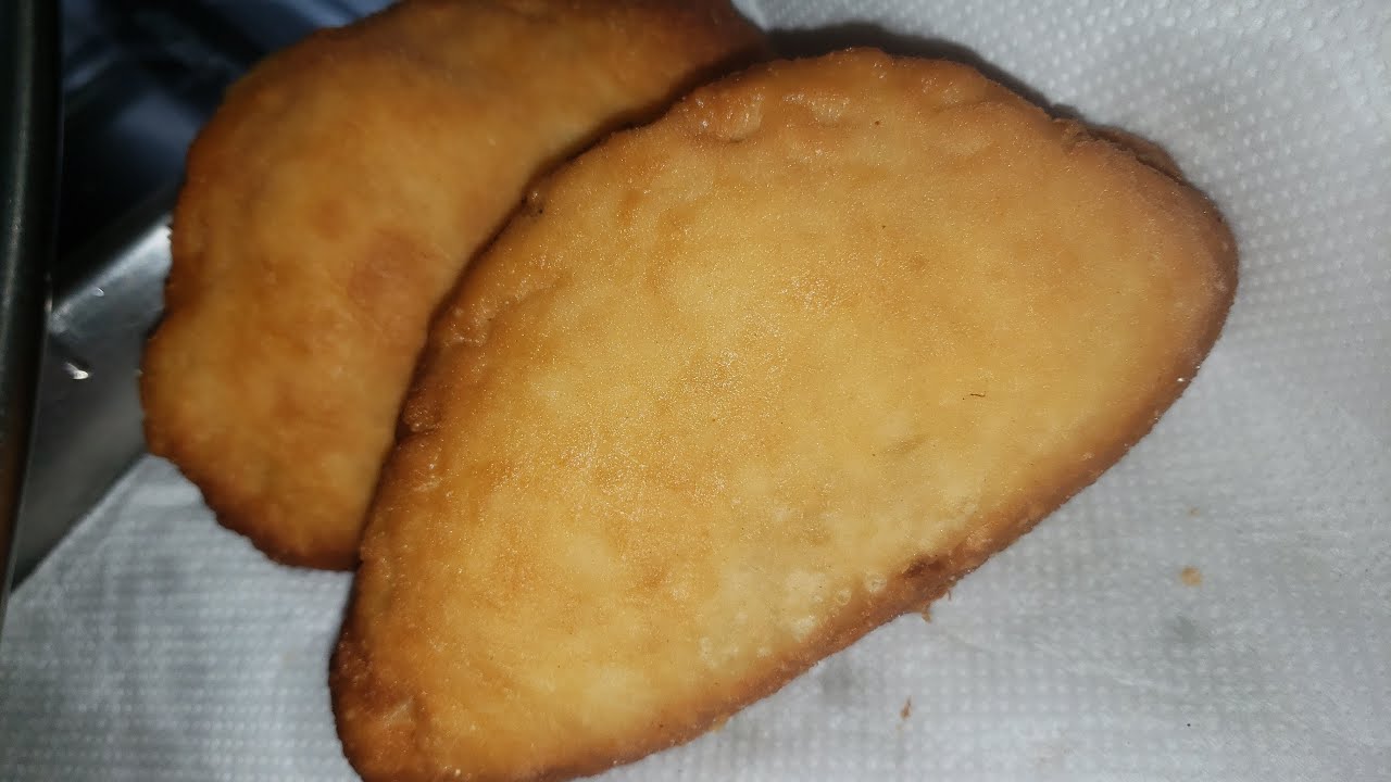 Fogazza feita na máquina de pão e frita na Air Fryer