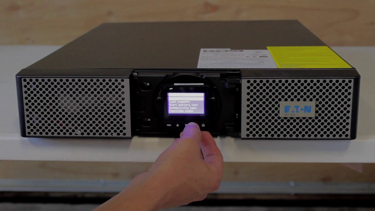 How to Quick Start Video - Eaton 9PX UPS Rack-Mount / Tower-Mount UPS 700VA - 3000VA