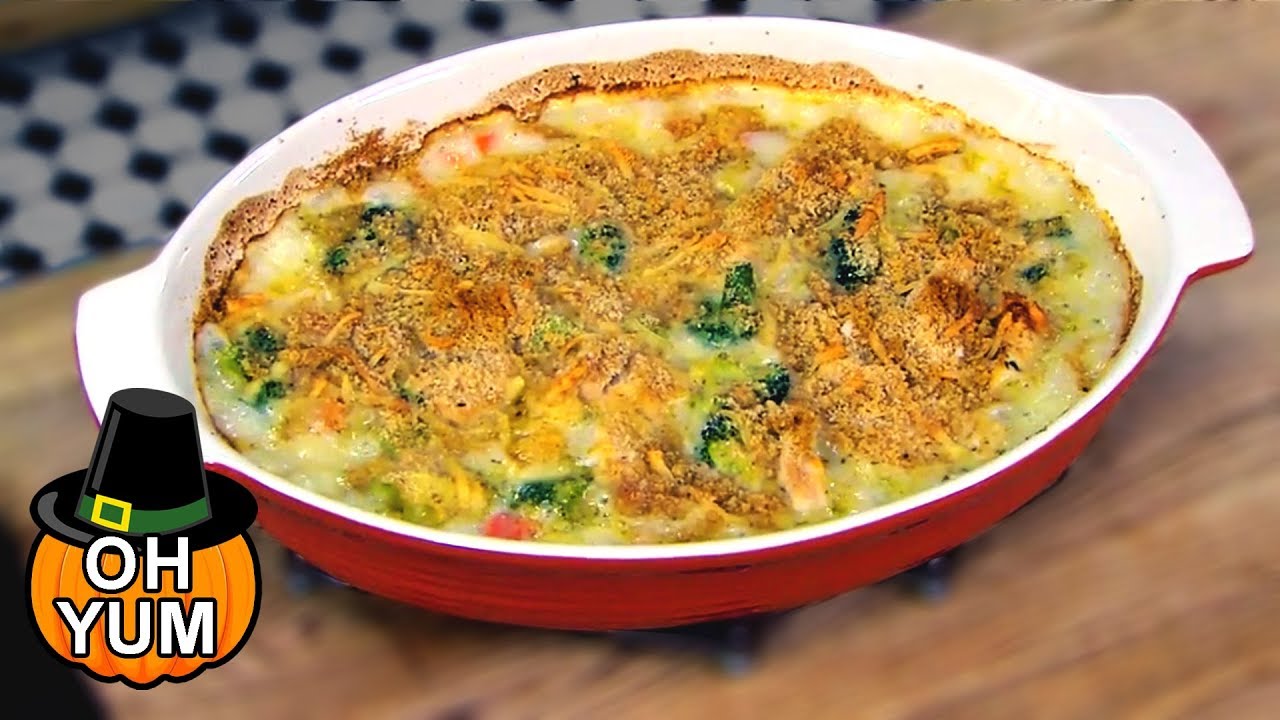 Professional Baker Teaches You How To Make TURKEY CASSEROLE!