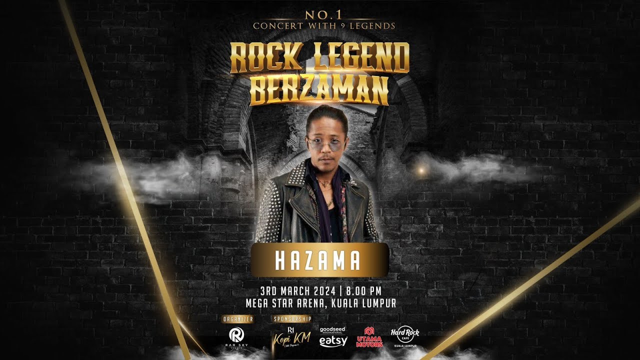 HAZAMA  - Konsert Rock Legend Berzaman