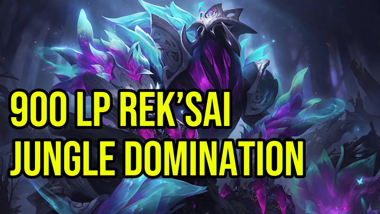 900 LP Rek’Sai Jungle | High Elo Full Gameplay | Patch 25.16