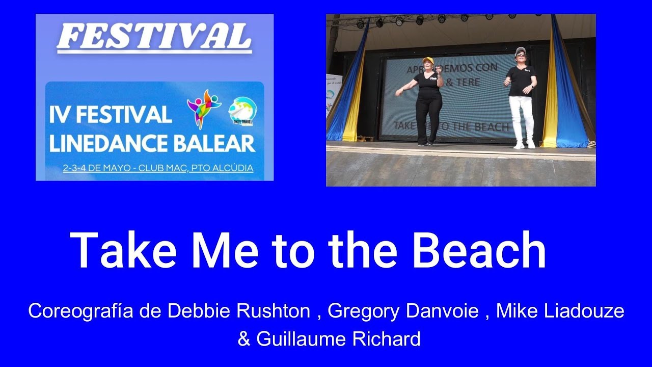 TAKE ME TO THE BEACH Linedance