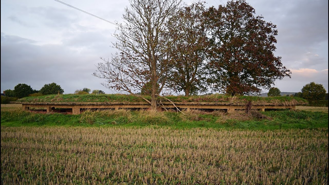 WWII Seagull Trench at Former RAF Airfield Midlands England