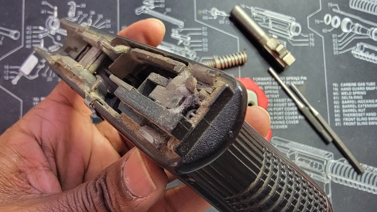 Gen 3 Glock 33 Restoration Part 3. Frame and Trigger cleaning, polishing and lube