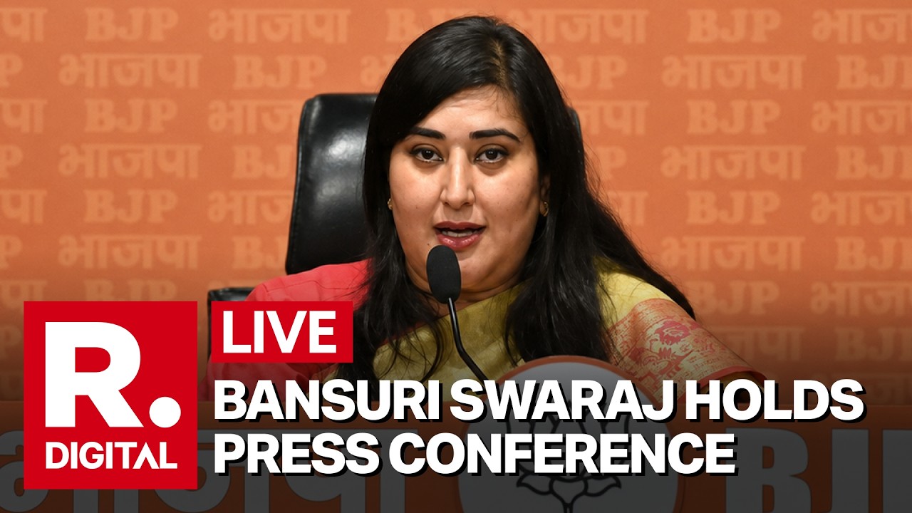 BJP PC LIVE: 'Rahul's Hypocrisy On Patriarchy Disturbing': Bansuri Swaraj Slams Congress