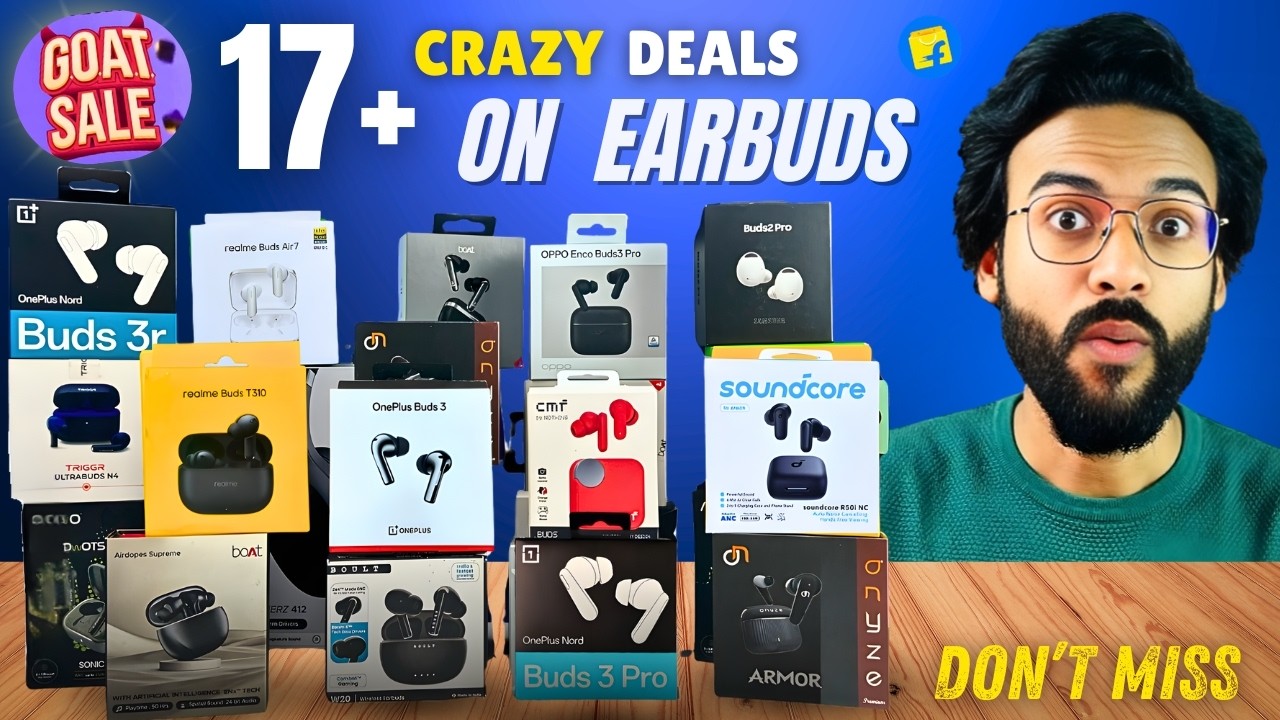 Top 17+ Crazy Earbuds Deals in Flipkart GOAT Sale 2026⚡Best TWS Earbuds Deal on Flipkart🔥