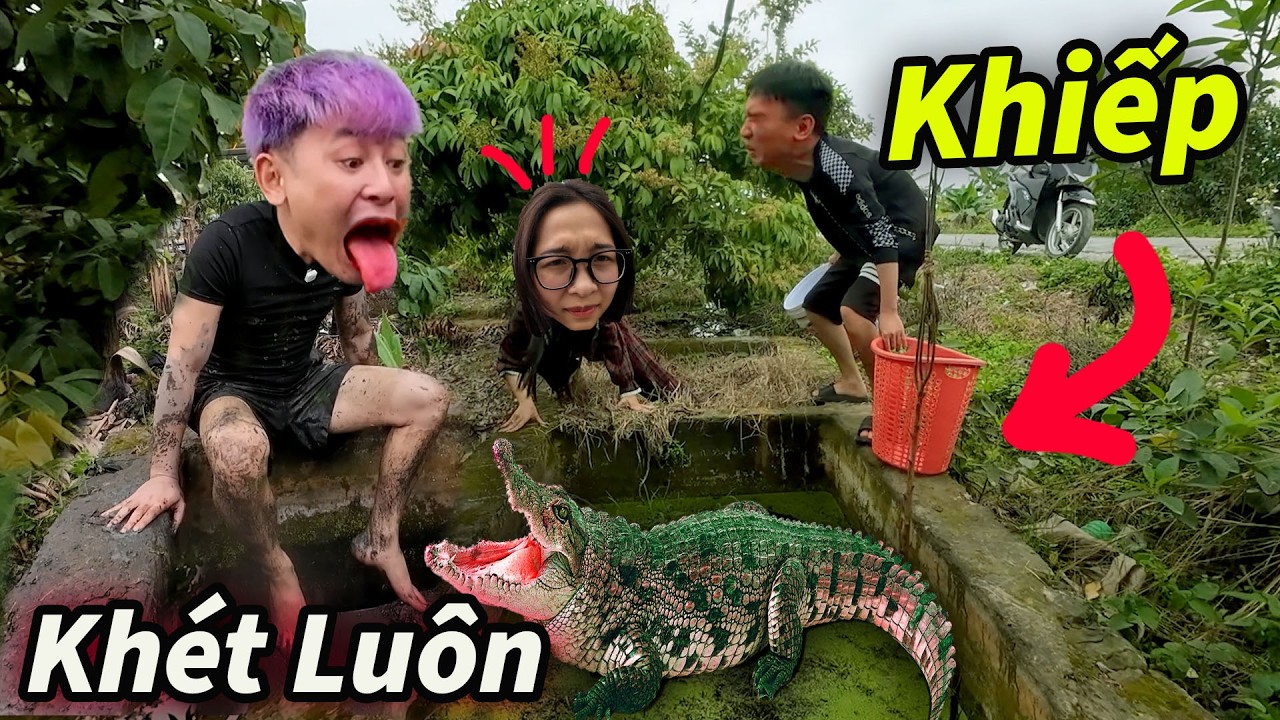 Khét Luôn ! Hậu Cáo Rủ My Tát Cạn Bể Hoang Bắt Đàn Cá Trạch Cụ Và Rô Đồng