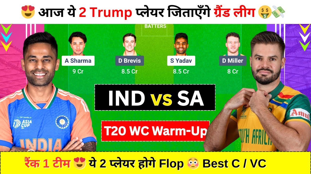 IND vs SA Dream11 Prediction, IND vs SA, India vs South Africa Match Prediction, SA vs IND Today Mat