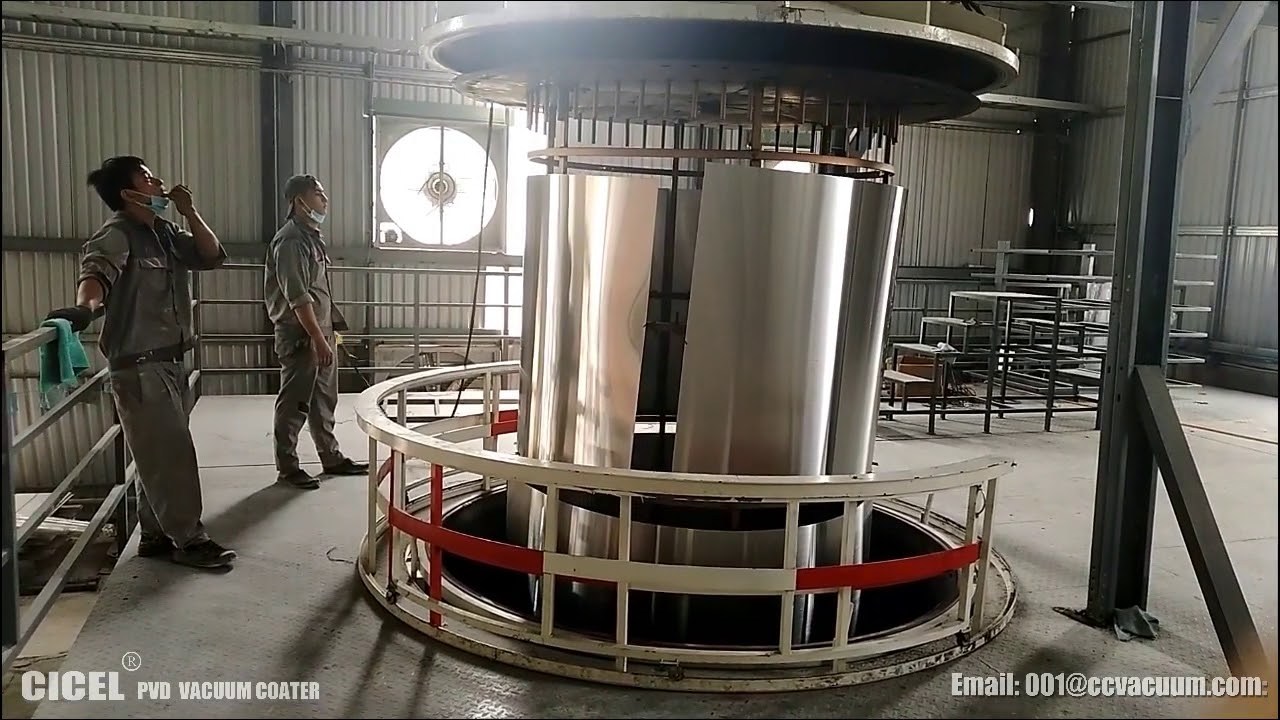 Stainless steel sheets pvd vacuum coating machine