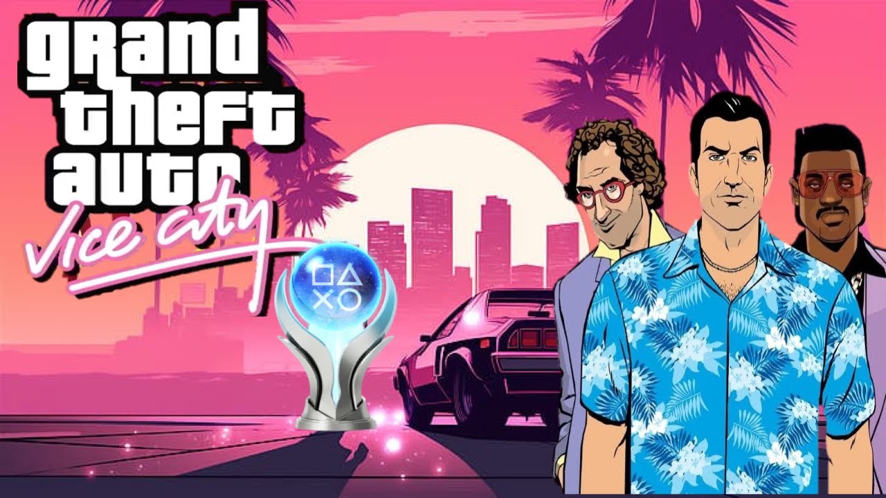 100% GTA Vice City Definitive Edition Platinum Trophy Tutorial