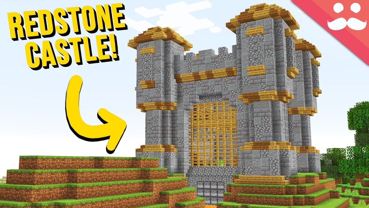 I Made a Piston Castle in Minecraft