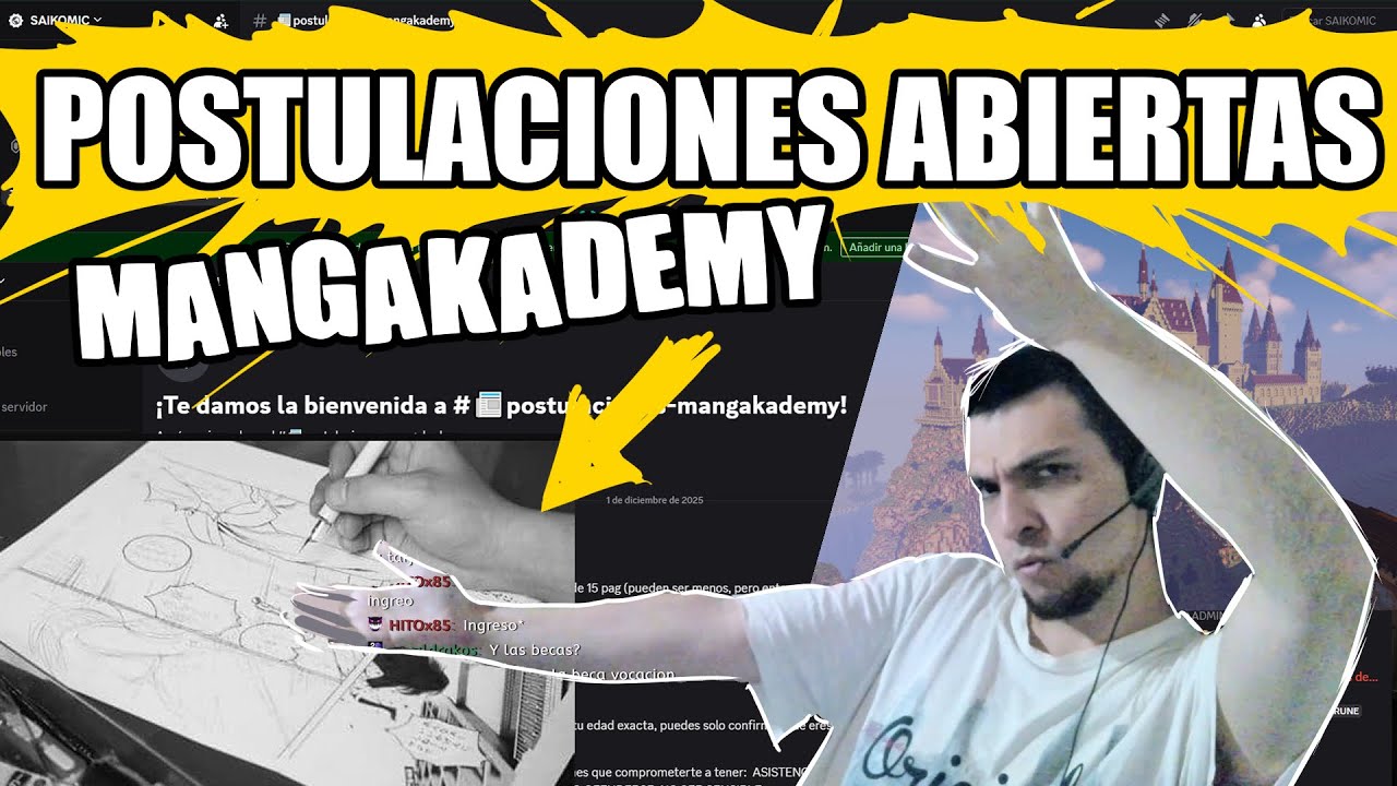 POSTULACIONES ABIERTAS - ACADEMIA DE MANGA ONLINE - MANGAKADEMY
