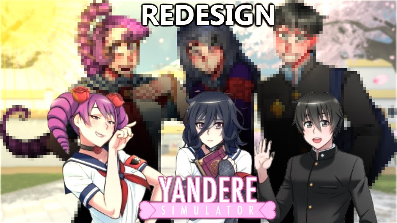 Redesigning || Yandere Simulator Characters Part 2 ⋆˚𖥔 ݁ ˖𓂃.☘︎ ݁˖